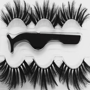 Baddie On A Budget - 25mm Mink Lash Set - 3 Pairs