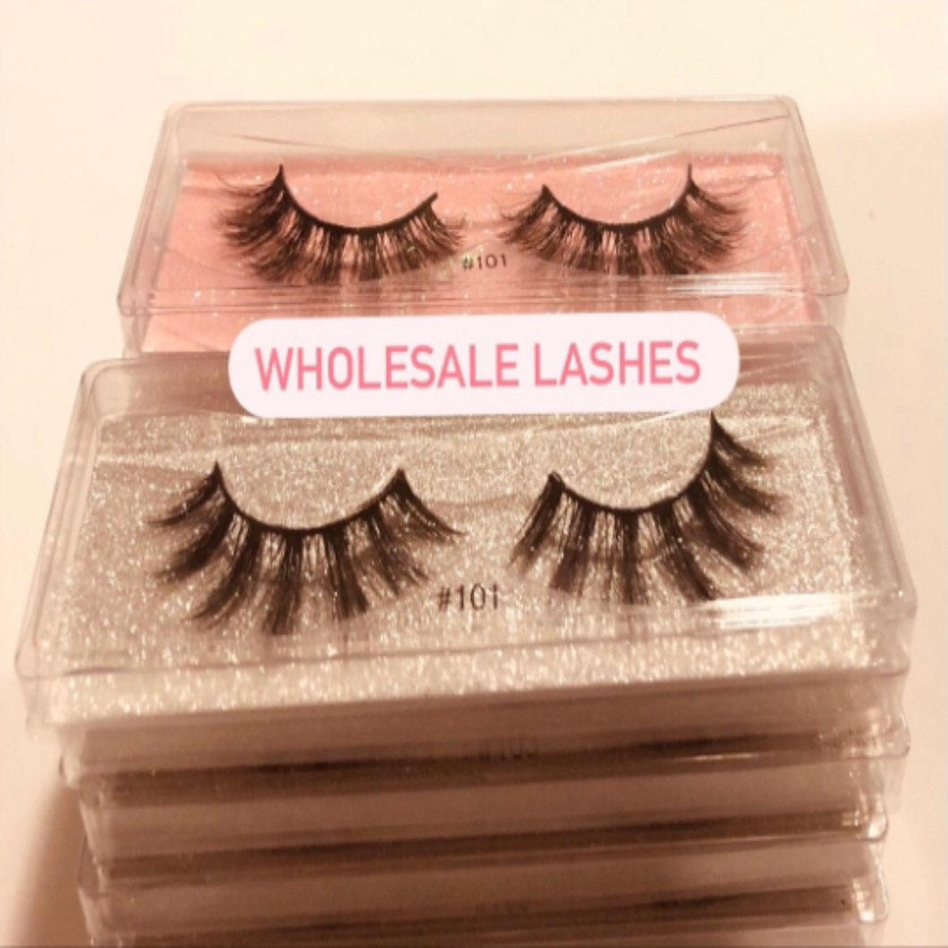 WHOLESALE MINK LASHES | 10 Mixed Pairs | Soft | Fluffy